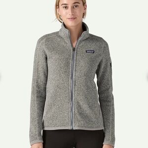 Patagonia Women's Better Sweater Fleece Jacket size small in gray color